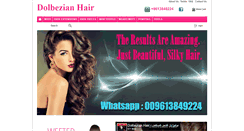 Desktop Screenshot of dolbezianhair.com